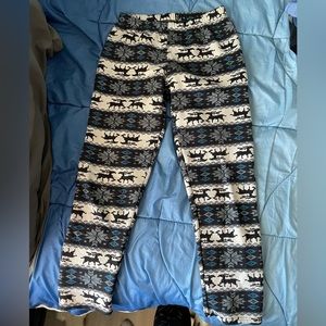 Fleece Lined Christmas Leggings